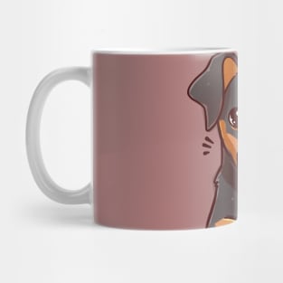 Pocket Cute Dobermann Dog - T-Shirt Mug